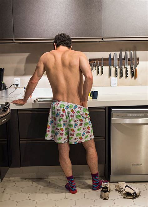 boyfriend in boxers